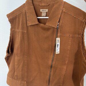 Ariat Harley Vest in Tobacco Brown XXL